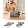 imageMagnetic Phone Ring Holder for Mag Safe  Lamicall Magnetic Finger Phone Ring Stand Holder Magnet Ring Grip Compatible with iPhone 14 Plus 13 12 Pro Pro Max Mini Grass GreenSnow White