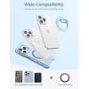 imageMagnetic Phone Ring Holder for Mag Safe  Lamicall Magnetic Finger Phone Ring Stand Holder Magnet Ring Grip Compatible with iPhone 14 Plus 13 12 Pro Pro Max Mini Grass Greensky blue