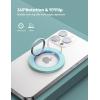 imageMagnetic Phone Ring Holder for Mag Safe  Lamicall Magnetic Finger Phone Ring Stand Holder Magnet Ring Grip Compatible with iPhone 14 Plus 13 12 Pro Pro Max Mini Grass Greengrass green