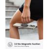 imageMagnetic Phone Ring Holder for Mag Safe  Lamicall Magnetic Finger Phone Ring Stand Holder Magnet Ring Grip Compatible with iPhone 14 Plus 13 12 Pro Pro Max Mini Grass GreenMisty Black