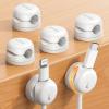 image12Pack Rotatable Cord Organizer Office Desk Nightstand Accessories  Lamicall Cord Holder Management Mothers Day for Mother Birthday Gifts for Father Teens Friends Desk Phone Charger Holder6Pack