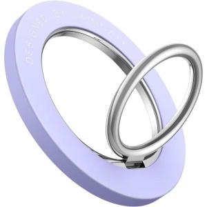 imageMagnetic Phone Ring Holder for Mag Safe  Lamicall Magnetic Finger Phone Ring Stand Holder Magnet Ring Grip Compatible with iPhone 14 Plus 13 12 Pro Pro Max Mini Grass GreenViolet