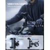 imageLamicall Motorcycle Phone Mount Holder  Dual Vibration Dampener Upgrade Handlebar Clip Motorcycle Cell Phone Holder Bike Phone Mount Fit iPhone 16151413 Pro Max 4767quot Phones BlackBlack