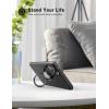imagePhone Ring Holder Grip Stand  Lamicall Matte Surface Polished Metal Ring Finger Grip Kickstand Work with Magnetic Car Mount Hand Holder for iPhone 15 14 Pro Max Plus Smartphone Accessories