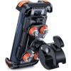 imageLamicall Motorcycle Phone Mount Holder  Dual Vibration Dampener Upgrade Handlebar Clip Motorcycle Cell Phone Holder Bike Phone Mount Fit iPhone 16151413 Pro Max 4767quot Phones BlackOrange