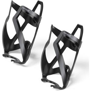 imageLamicall Bike Water Bottle Holder  12 Oz Ultralight ampamp Sturdy Bike Cup Holder Bicycle Drink Cage Cycling Bike Water Bottle Cage with Screw Tool for 275394quot Diameter BottlesBlack2 Pack