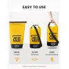 imageLamicall Dry Bag Waterproof Backpack  Zippered Pocket 10L20L Roll Top Waterproof Bag with Water proof Phone Case Floatable Drybag for Swimming Boating Kayaking Camping BeachLemon Yellow